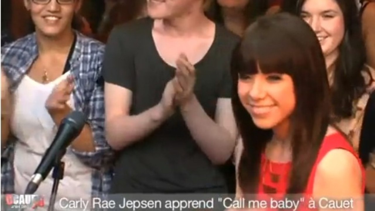 Carly Rae Jepsen apprend "Call me baby" à Cauet - C'Cauet sur NRJ