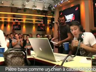 Piètre bave comme un chien à cause de bonbons - C'Cauet sur NRJ