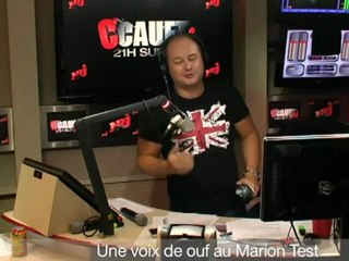 Une voix de ouf au Marion Test - C'Cauet sur NRJ
