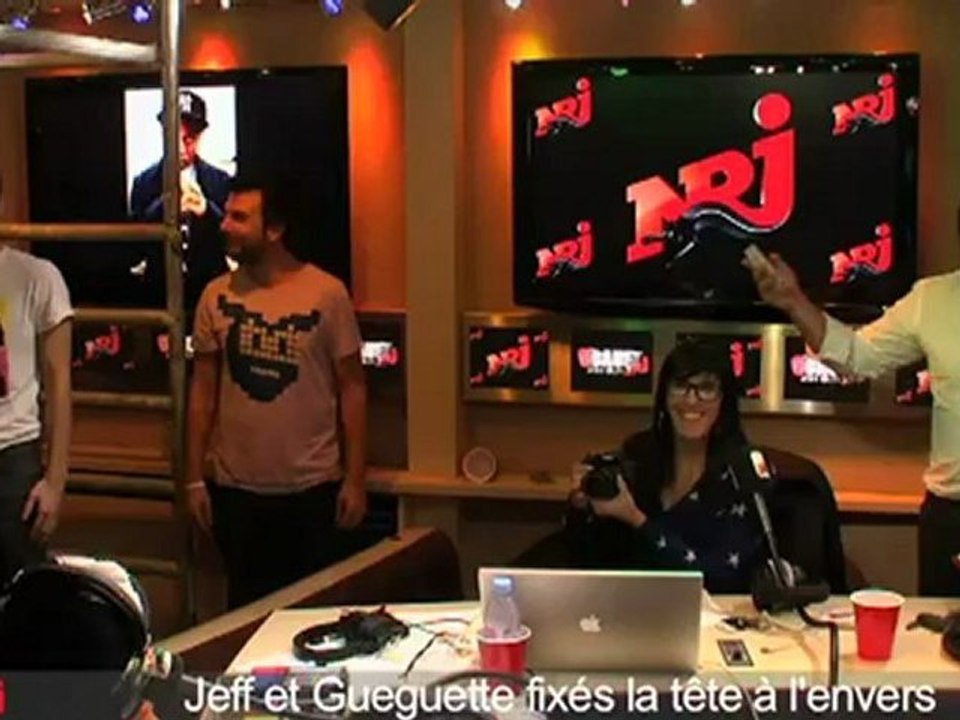Jeff et Gueguette fixés la tête à l'envers - C'Cauet sur NRJ