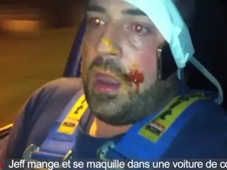 Jeff mange et se maquille dans une voiture de course - C'Cauet sur NRJ