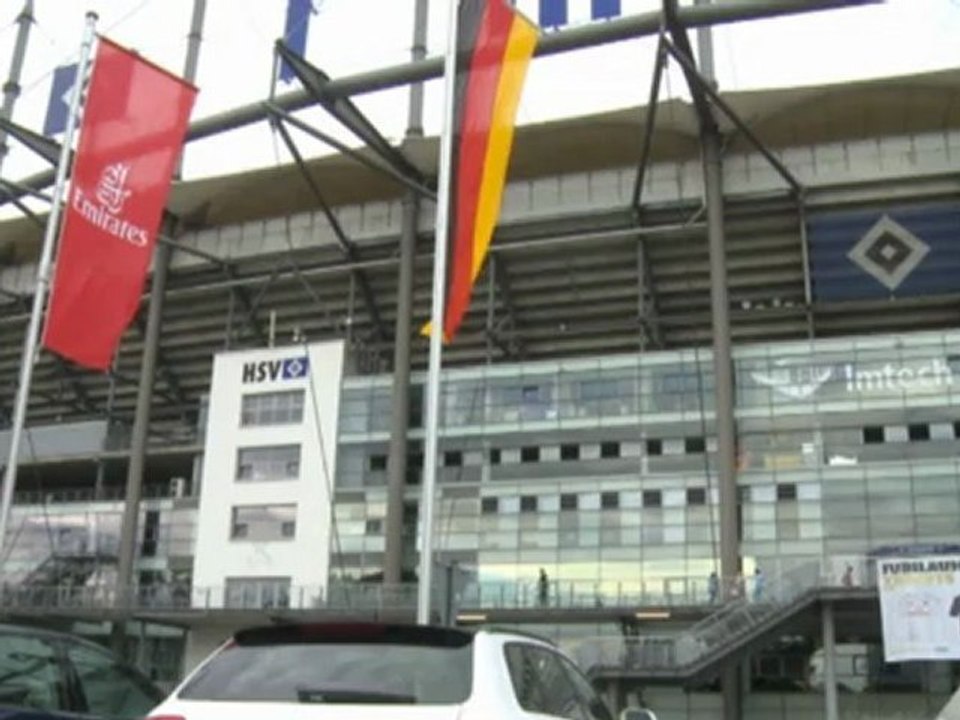 Stadionuhr des HSV macht schlapp