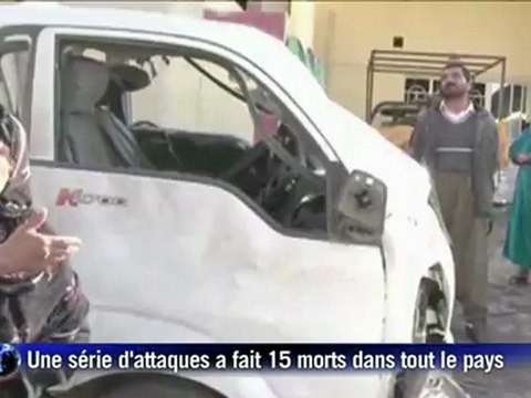 Irak: explosion de voitures piégées et d'une bombe à Kirkouk