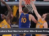 Lakers Crush Warriors; Knicks Edge Mavs
