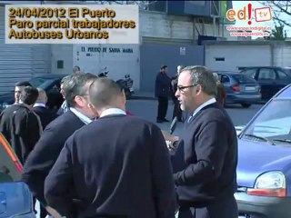 El Puerto - Paro parcial aautobues urbanos