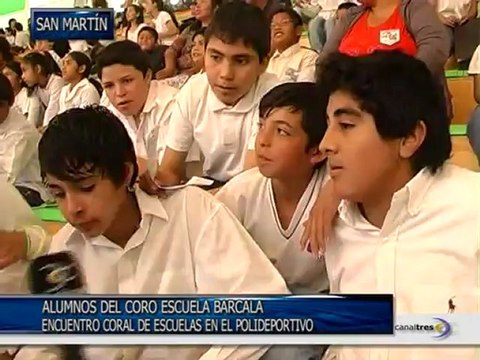 Encuetro coral de escuelas (alumnos)