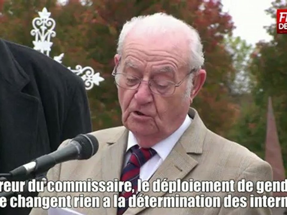 Dévoilement d'une plaque à la mémoire des communistes conflanais internés