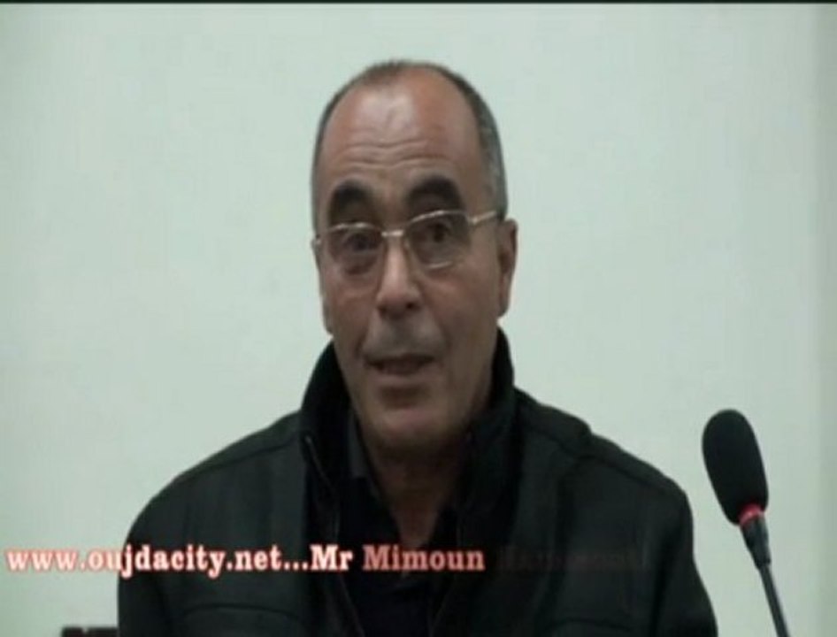 Mr Mimoune  Hammouti Doyen de la La Faculté Puridisciplinaire de Nador / université Mohammed premier Oujda