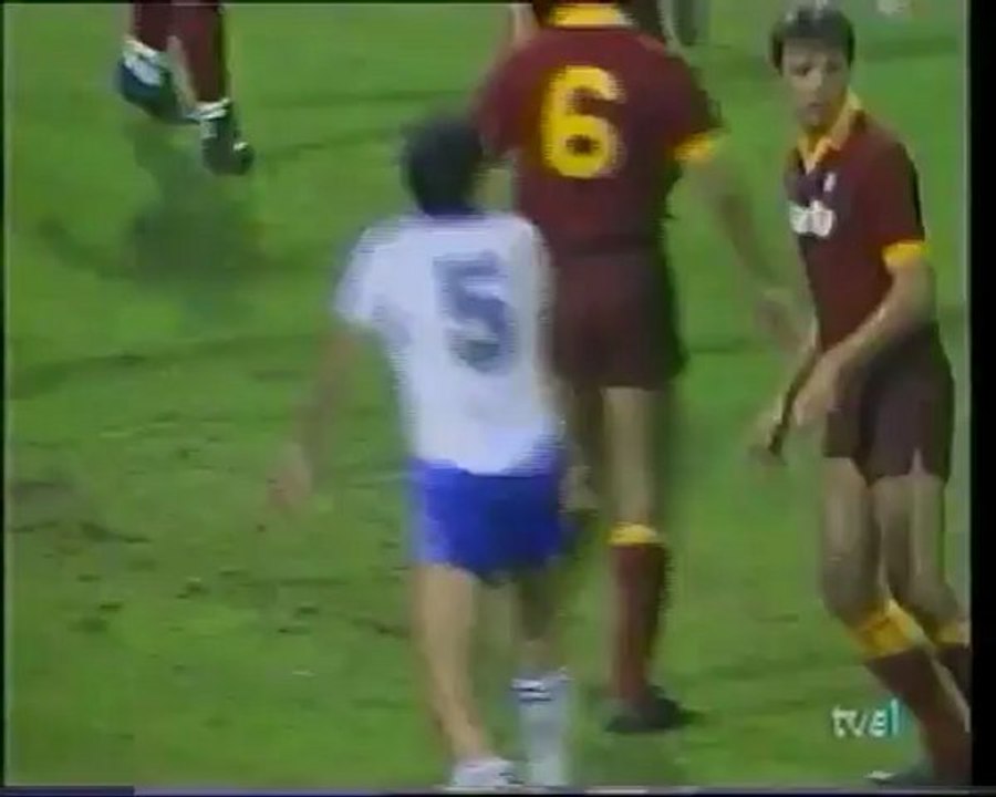 Real Zaragoza vs Roma 1ª parte (Recopa 86-87)