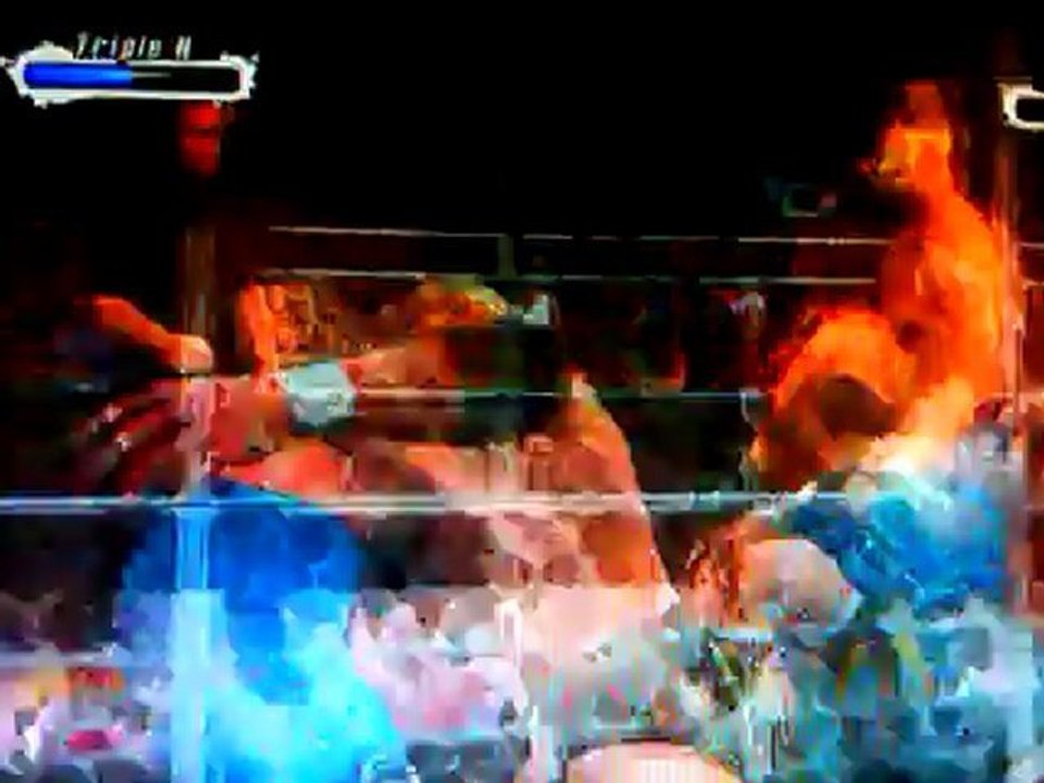 smacdown vs raw 2009 triple h vs torris game play