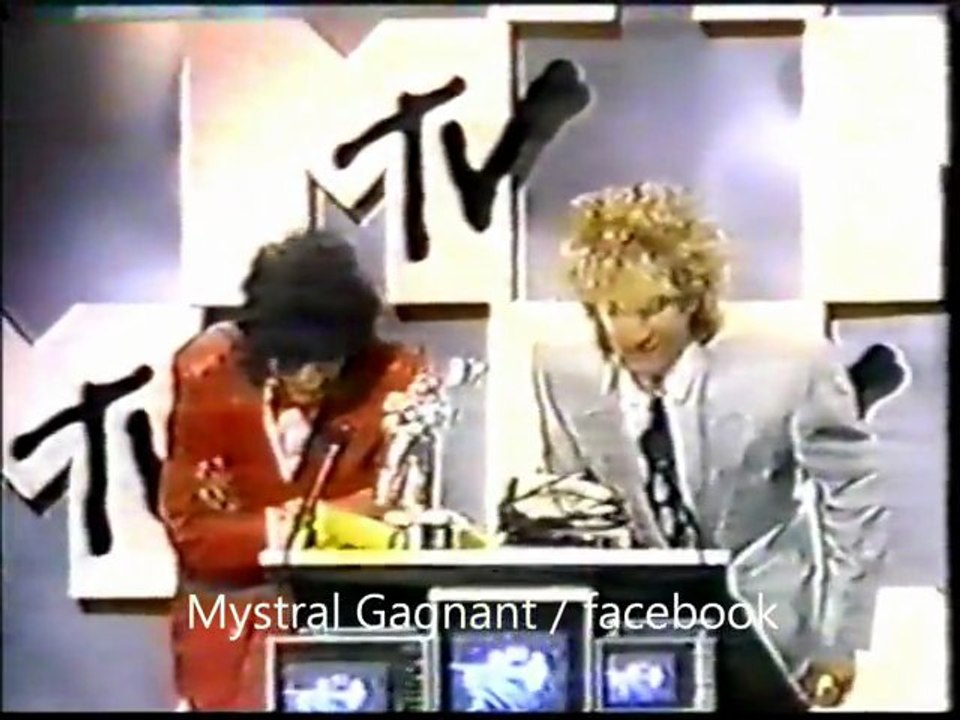 Rod STEWART / Ron WOOD the first Video Music Awards 14 sept.1984 [HD]