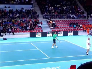 3ème set double Arnaud Clément/Fabrice Santoro contre Bahrami/Ljubicic