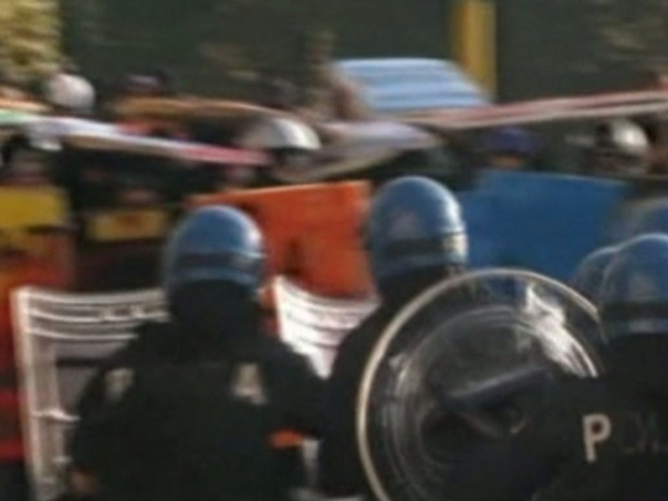 Violent clashes throughout Europe