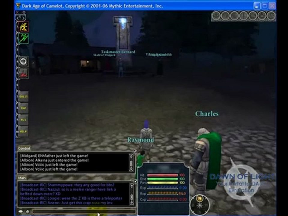 GameTag.com - Buy and Sell DAoC Characters - DAoC Guide - Quests, Chatting, and Movement