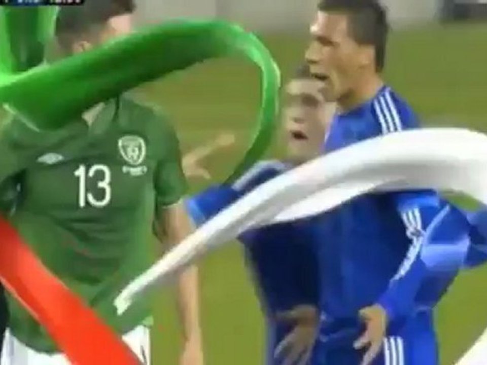 greece vs ireland goal  Holebas