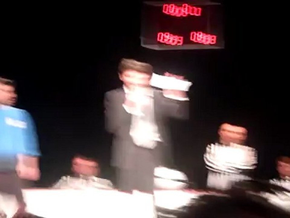 Match d'improvisation Hero Corp Vs LMI - 12.11.12 - Remise des étoiles et discours des chefs d'équipe