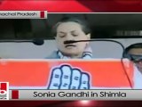 Sonia Gandhi in Shimla addresses Congress rally, attacks BJP