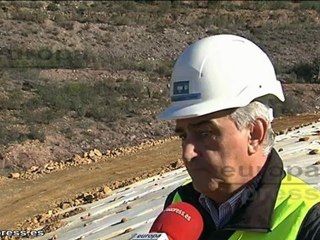 Primeros trabajos de consolidación de presas de Riotinto