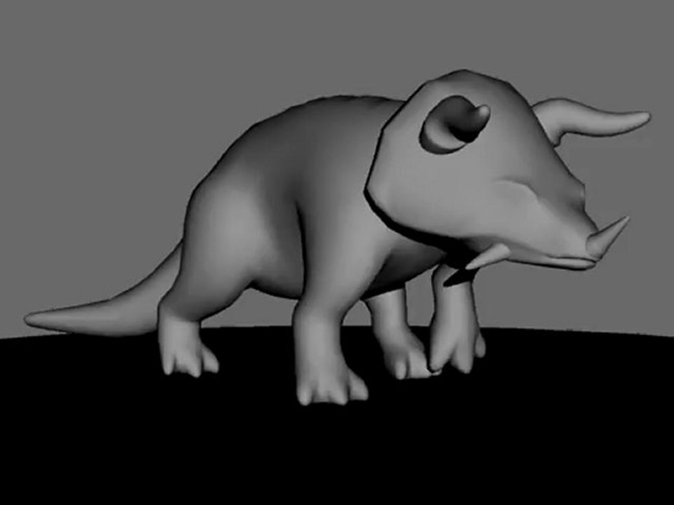 exercice de la marche du dinosaure