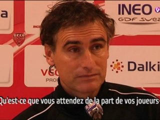 DFCO - Sedan, 7e tour de Coupe de France, Olivier Dall'Oglio, avant-match