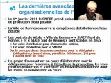 Soirée d'information grand public du 24 octobre : l'Avenir de l'eau à Rennes - Présentation technique de Vincent Pitois, directeur général du SMPBR