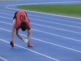 L'homme le plus rapide sur 100 mètres... à quatre pattes