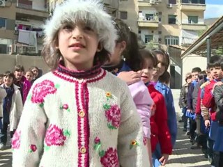 Sports, musique et dessin pour les élèves syriens