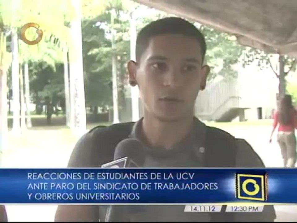 Estudiantes de la UCV se ven afectados por el paro de trabajadores y obreros universitarios