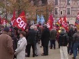 250 manifestants contre l’austérité (Troyes)