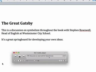 Great Gatsby Discussion - Symbolism