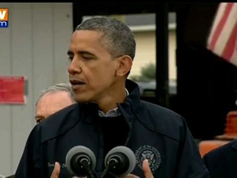 Obama dit son soutien et son optimisme aux sinistrés de Sandy à New York