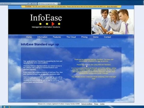 Employee time tracking software - sign up walk through