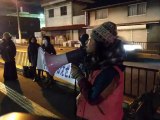 20121115 (1/2)不当逮捕に抗議＠大阪府警 西堺警察署 IWJ_OSAKA2