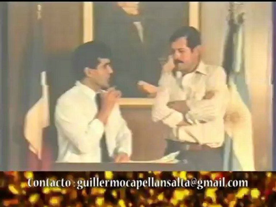 GUILLERMO CAPELLAN  EXINTENDENTE DE LIBERTADOR GRAL SAN MARTIN ASI GOBERNABA YO 15