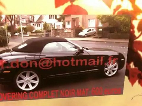 Chrysler Crossfire, Chrysler Crossfire, Essai video Chrysler Crossfire, covering Chrysler Crossfire , Chrysler Crossfire noir mat