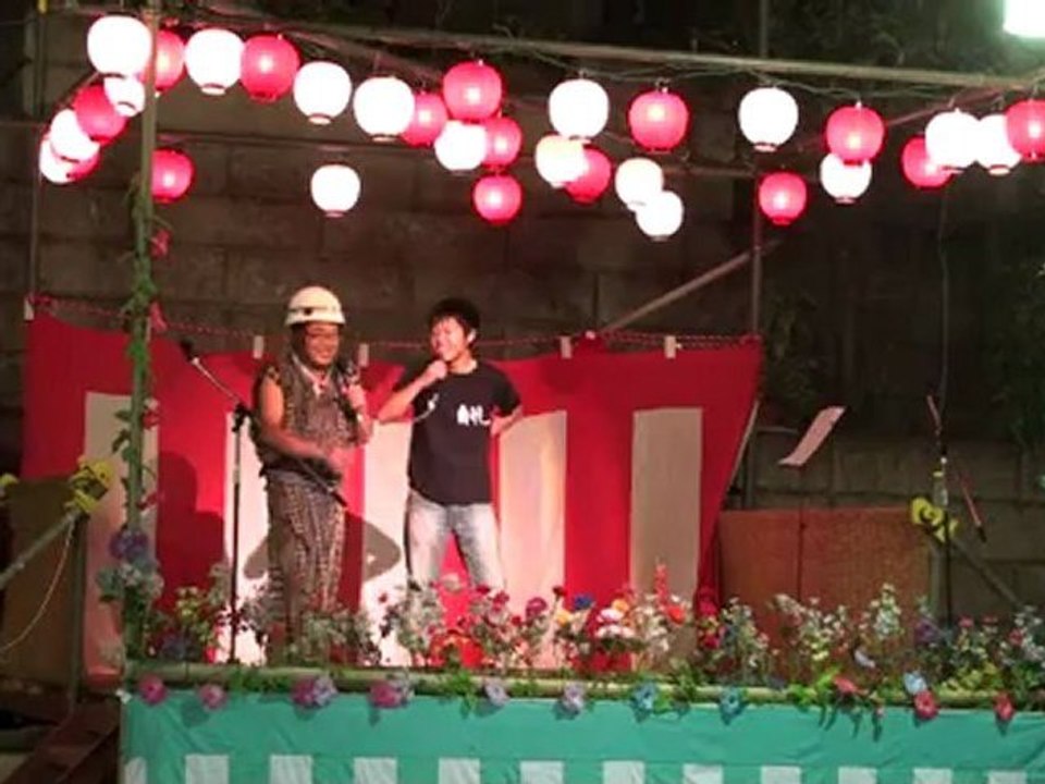 20120806(1)納涼会４のど自慢、少年会、ソーラン節