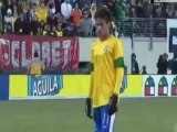 Neymar hits Felix Baumgartner (Penalty miss 14.11.2012 HD)