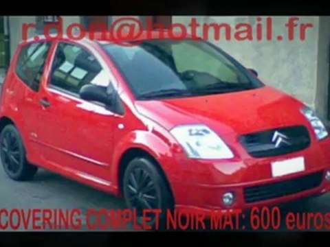 Citroen C2, Citroen C2, Essai video Citroen C2, covering Citroen C2, Citroen C2 noir mat
