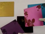RP5275, Purple Color, Shimmery Finish Paper, Designer Multifaith Invitations, Indian Wedding Card