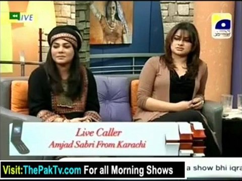 10 Tak Kay Baad With Sahir By Geo TV - 15th November 2012 - Part 3