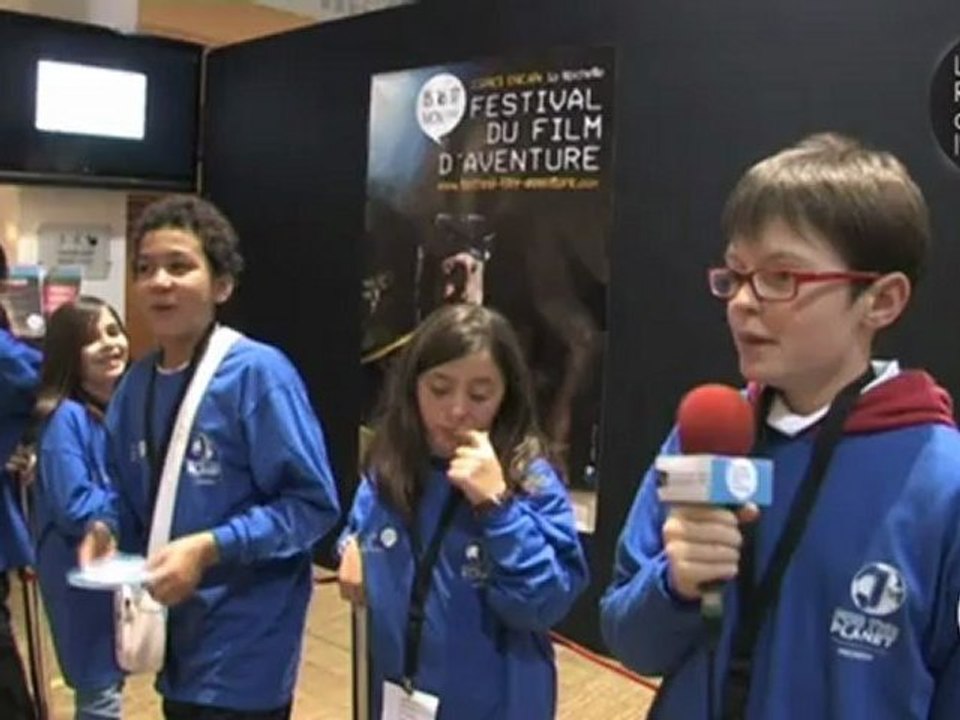 LES MINI REPORTER Du festival du film d'aventure de la ROCHELLE (Sujet 2 - 15 Novembre 2012)