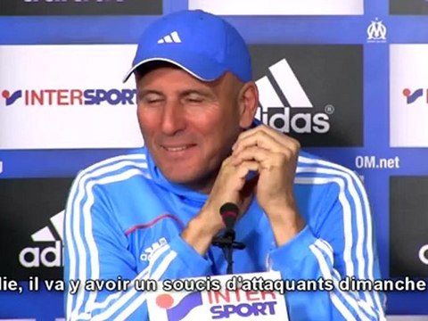 Elie Baup et le problème d'attaquants