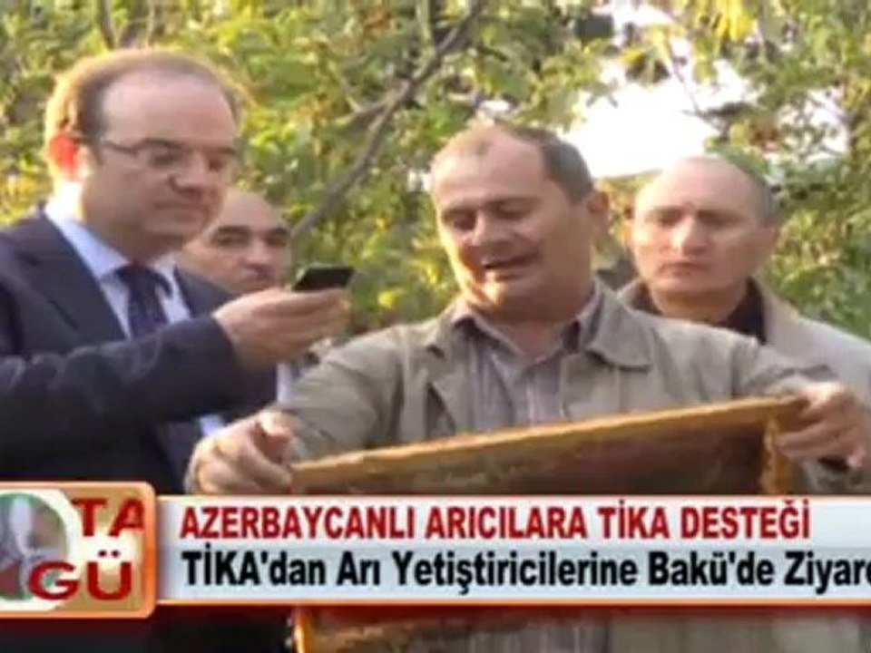 AZERBAYCANLI ARICILARA TİKA DESTEĞİ