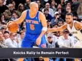 Knicks Stun Spurs; Nets Defeat Celtics