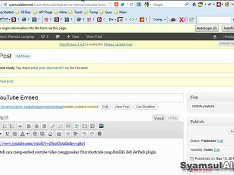 Tutorial WordPress: Cara Setting Plugin Akismet Spam Blocker