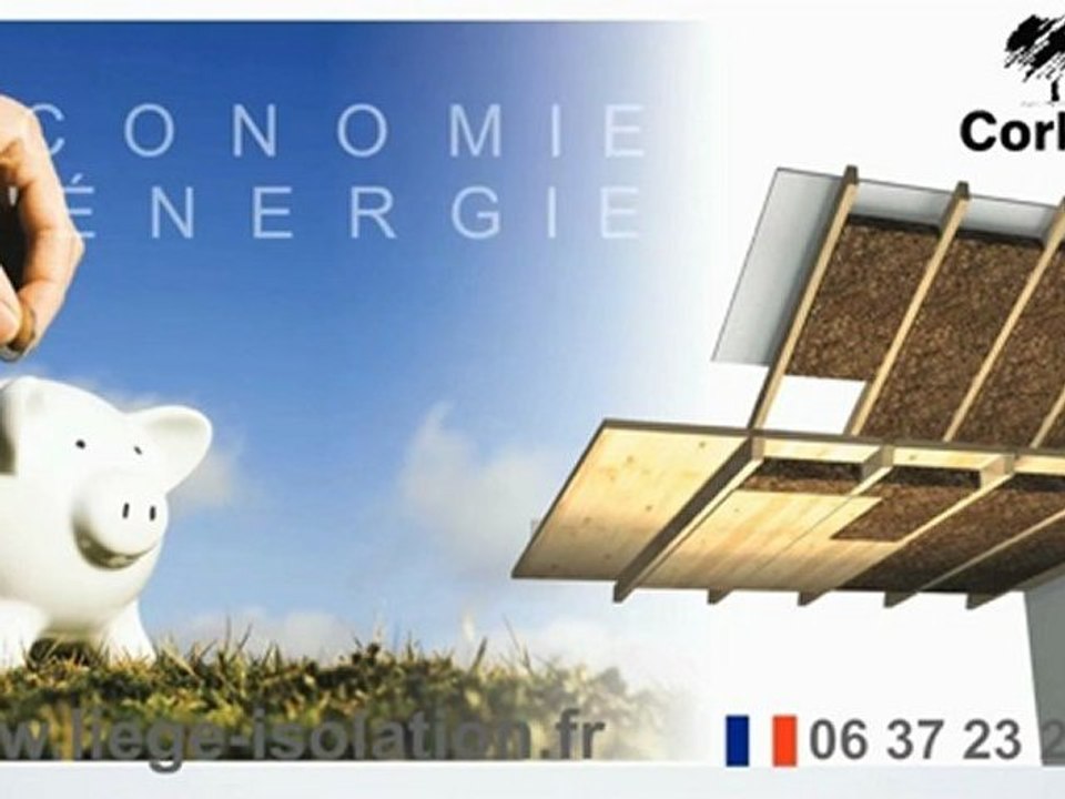 Isolation de façade. Isolation liège anti-vibrations