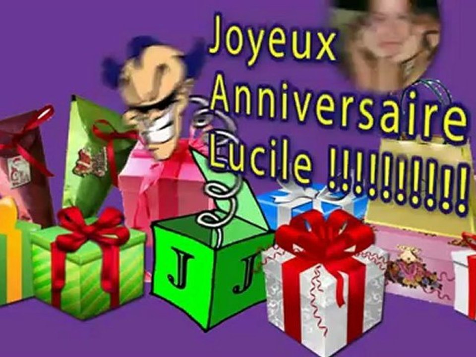 Joyeux Anniversaire Lucile Video Dailymotion