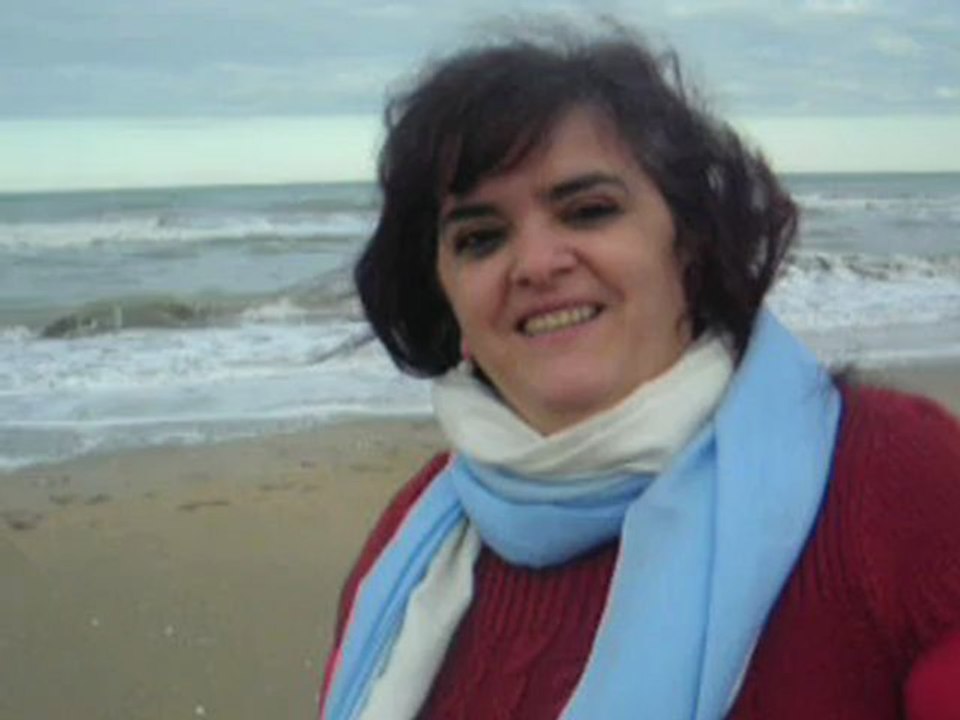 Otilia à la mer