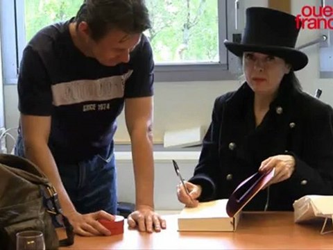 Amélie Nothomb face à ses lecteurs à Ouest-France