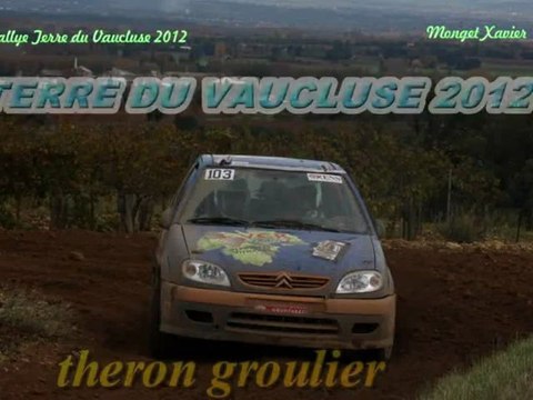 camera embarqué rallye terre du vaucluse 2012